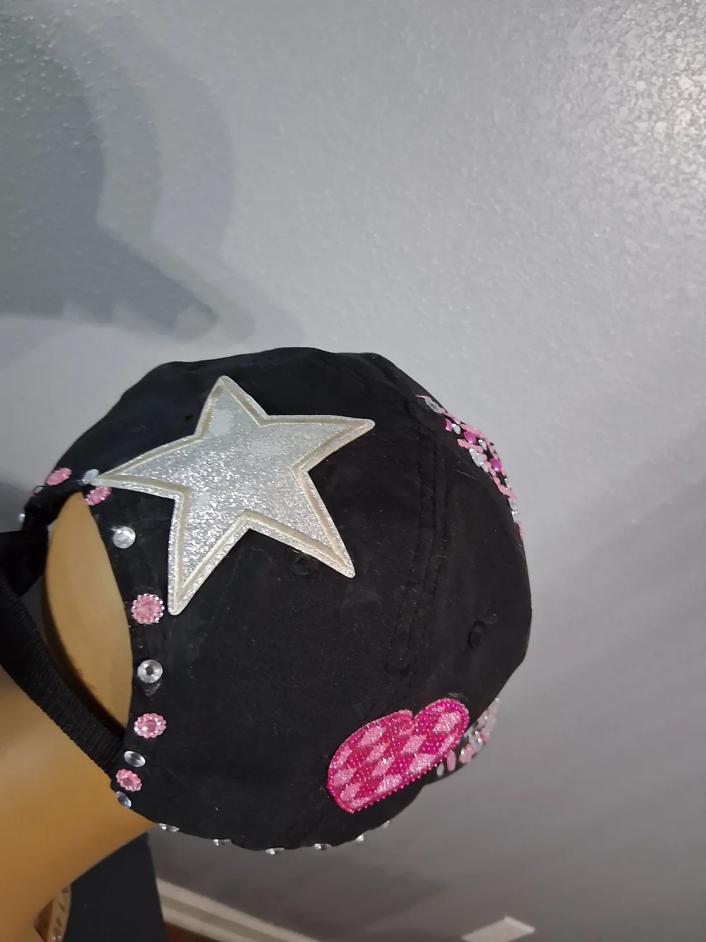 Hand Crafted black baseball